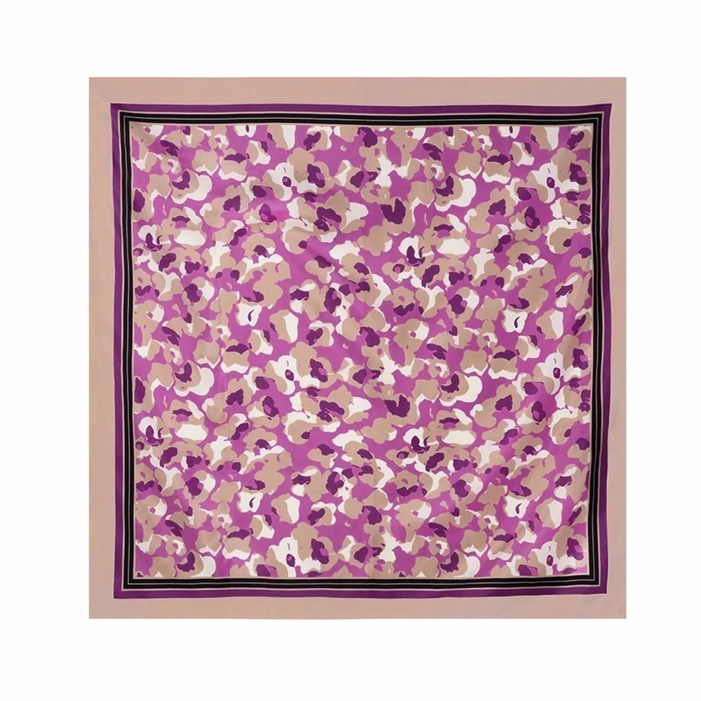 NWT Eric Bompard 100% Silk Scarf floral print